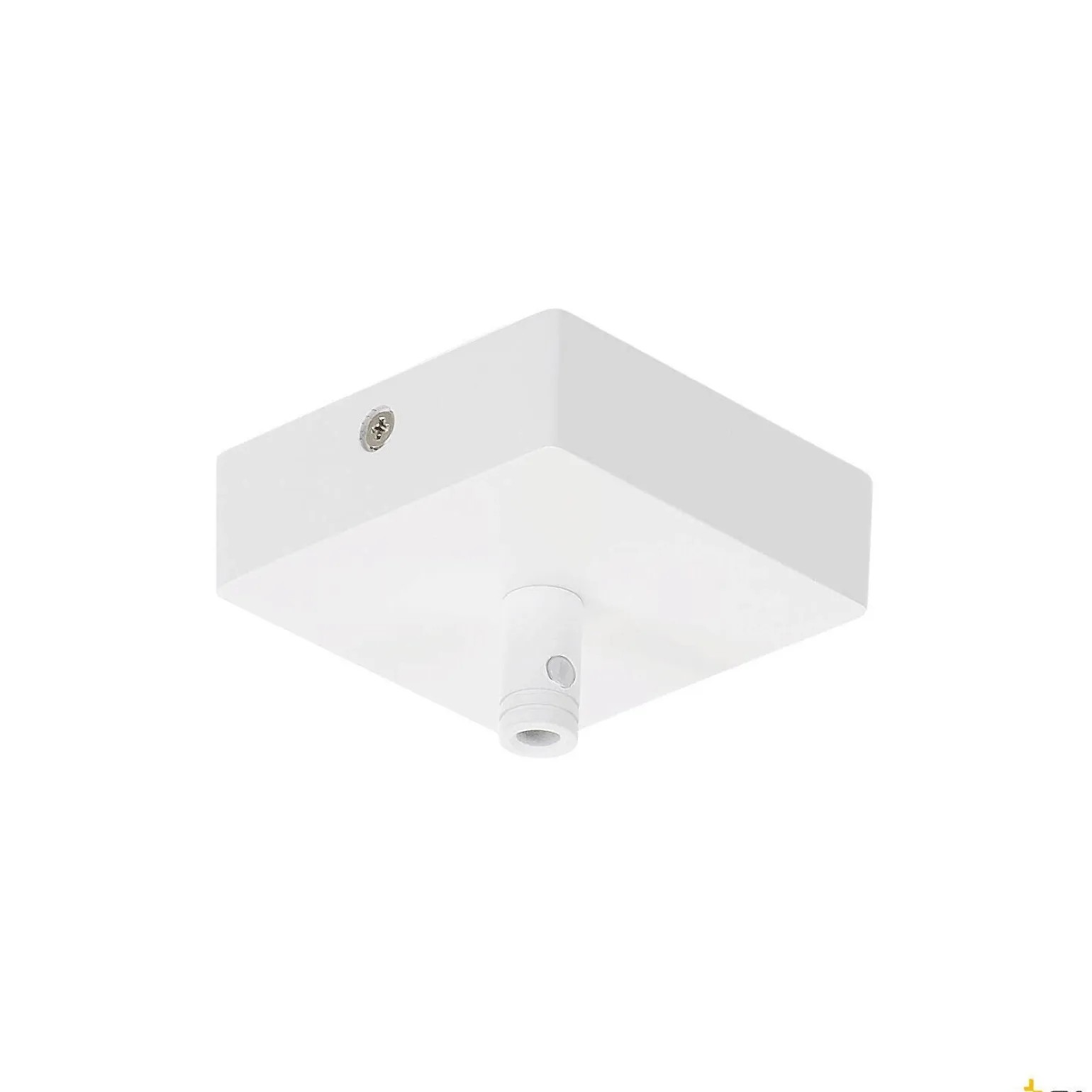 ROZETA SUFITOWA, do GLENOS, biała matowa, z uchwytem odciążającym kabla (210061) - SLV