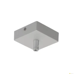 ROZETA SUFITOWA, do GLENOS, srebrna, z uchwytem odciążającym kabla (210064) - SLV