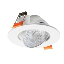 Ruchome oczko podtynkowe Plus białe LED CCT (LP-1506/1RS WH) - Light Prestige