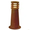 RUSTY 40, lampa podłogowa outdoor, TC-DSE, IP55, okrągła, zardzewiałe żelazo, Ø/W 19/40 cm, maks. 11W (229020) - SLV