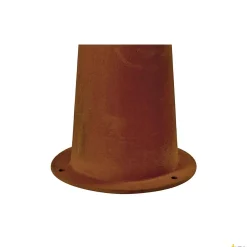 RUSTY 40, lampa podłogowa outdoor, TC-DSE, IP55, okrągła, zardzewiałe żelazo, Ø/W 19/40 cm, maks. 11W (229020) - SLV