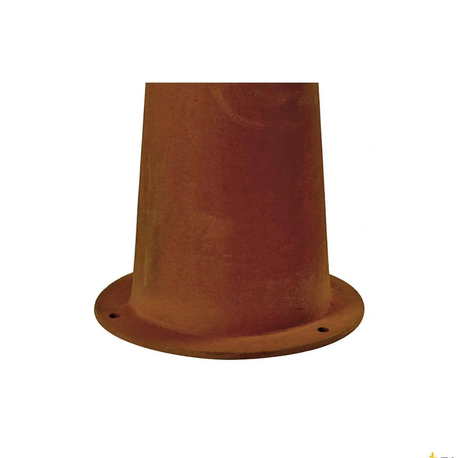 RUSTY 40, lampa podłogowa outdoor, TC-DSE, IP55, okrągła, zardzewiałe żelazo, Ø/W 19/40 cm, maks. 11W (229020) - SLV