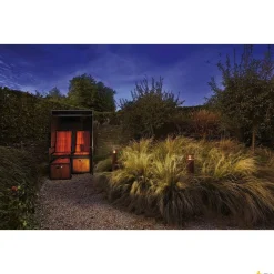 RUSTY 70, lampa podłogowa outdoor, TC-DSE, IP55, okrągła, zardzewiałe żelazo, Ø/W 19/70 cm, maks. 11W (229021) - SLV