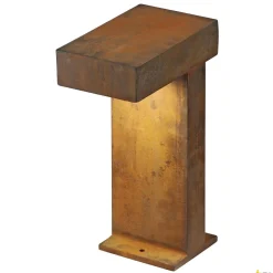 RUSTY PATHLIGHT, lampa podłogowa outdoor, żarówka energooszczędna GX53, IP44, zardzewiałe żelazo, maks. 9W (230090) - SLV