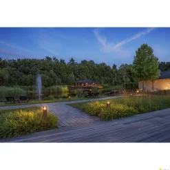 RUSTY SQUARE 40, lampa podłogowa outdoor, LED, 3000K, kwadratowa, żelazo zardzewiałe, D/S/W 12/12/40 (233427) - SLV