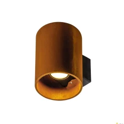 RUSTY© UP/DOWN WL, zewnętrzna oprawa ścienna natynkowa LED, okrągła, kolor rdzy, przełącznik CCT, 3000/4000 K (1004651) - SLV