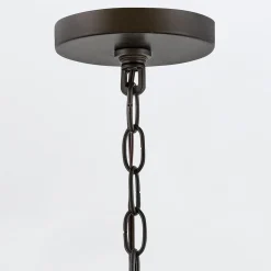 Rustykalny żyrandol Riverwood - 4 źródła światła - Ciepły brąz, ciepły jesion (QN-RIVERWOOD4) - Quintiesse