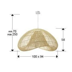 Sabah lampa wisząca 1L (567435) - Schuller