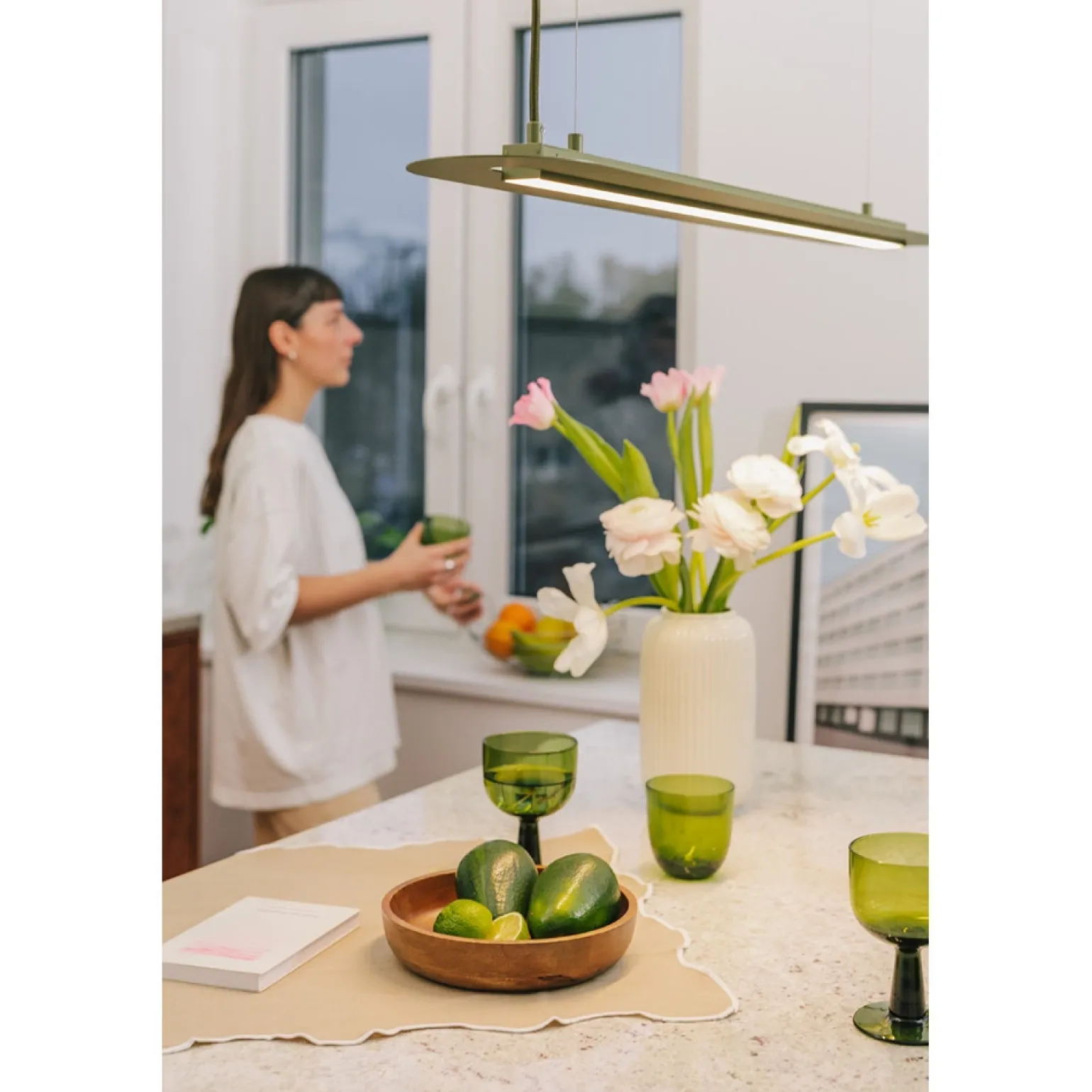 SENKEI C czerwonopomarańczowa sufitowa lampa wisząca (SNC61212P2) - Ummo