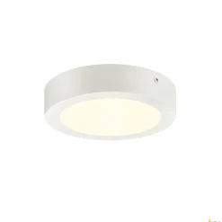 SENSER 18 CW, wewnętrzna oprawa ścienna i sufitowa natynkowa LED, okrągła, biała, 4000 K (1004701) - SLV
