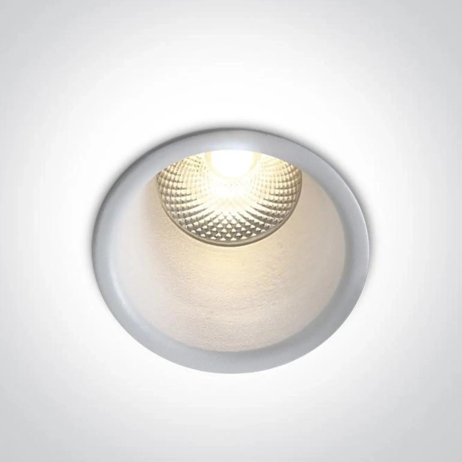 SIMU wpust stały biały (10105FD/W/W) - One Light