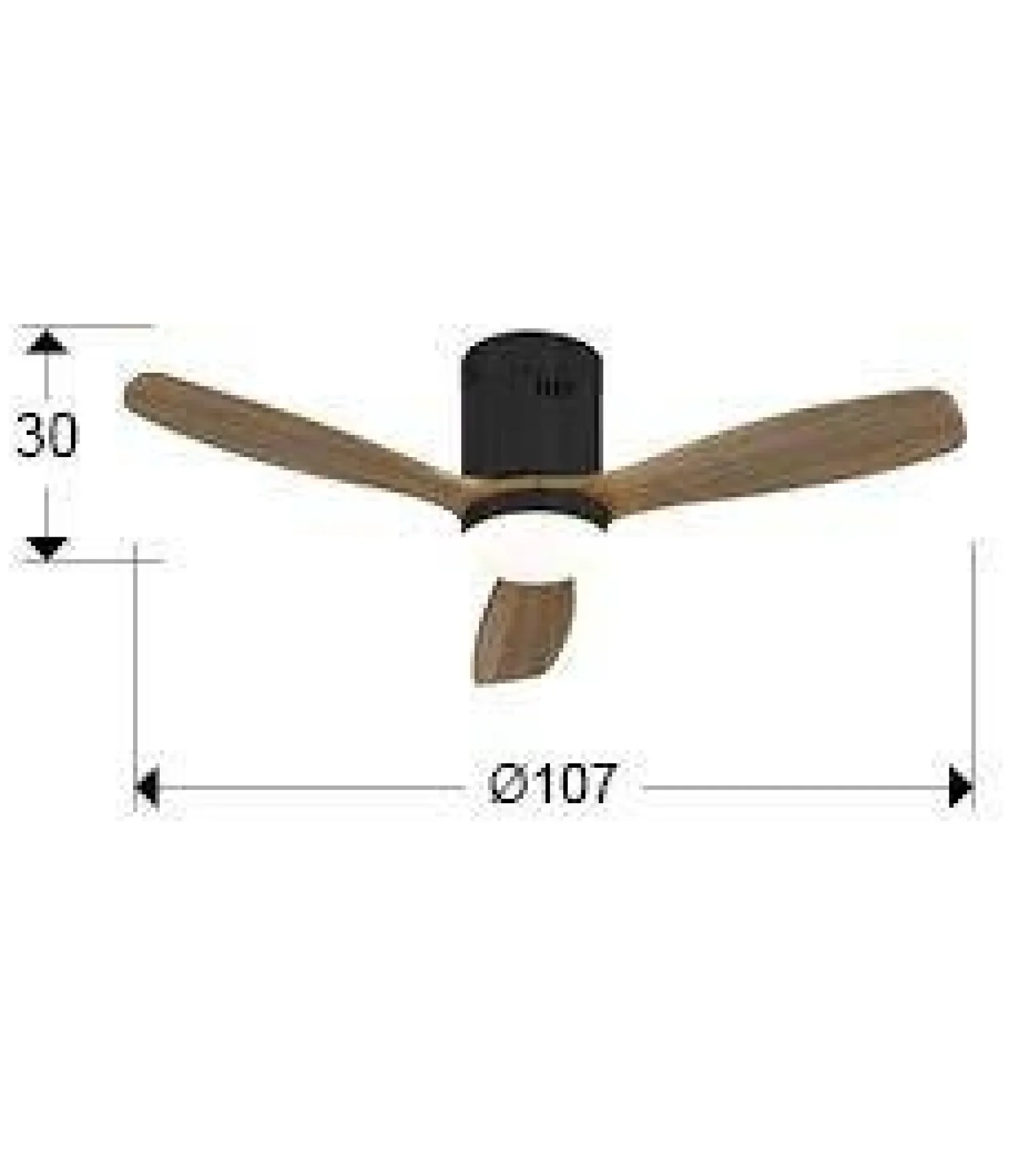 Siroco MINI wentylator z oświetleniem LED (329385D) - Schuller