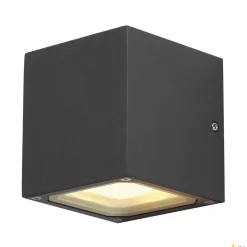 SITRA CUBE, lampa ścienna outdoor, TCR-TSE, IP44, antracytowa, maks. 18W (232535) - SLV