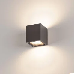SITRA CUBE, lampa ścienna outdoor, TCR-TSE, IP44, antracytowa, maks. 18W (232535) - SLV