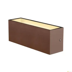 SITRA L WL UP/DOWN, zewnętrzna oprawa ścienna do nabudowania LED, kolor rdzy, przełącznik CCT, 3000/4000 K (1005157) - SLV