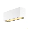SITRA L WL UP/DOWN, zewnętrzna oprawa ścienna do nabudowania LED, biała, przełącznik CCT, 3000/4000 K (1005156) - SLV
