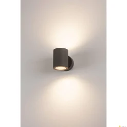 SITRA, lampa ścienna outdoor, dwupunktowa, TCR-TSE, IP44, up/down, antracytowa, maks. 18W (230365) - SLV