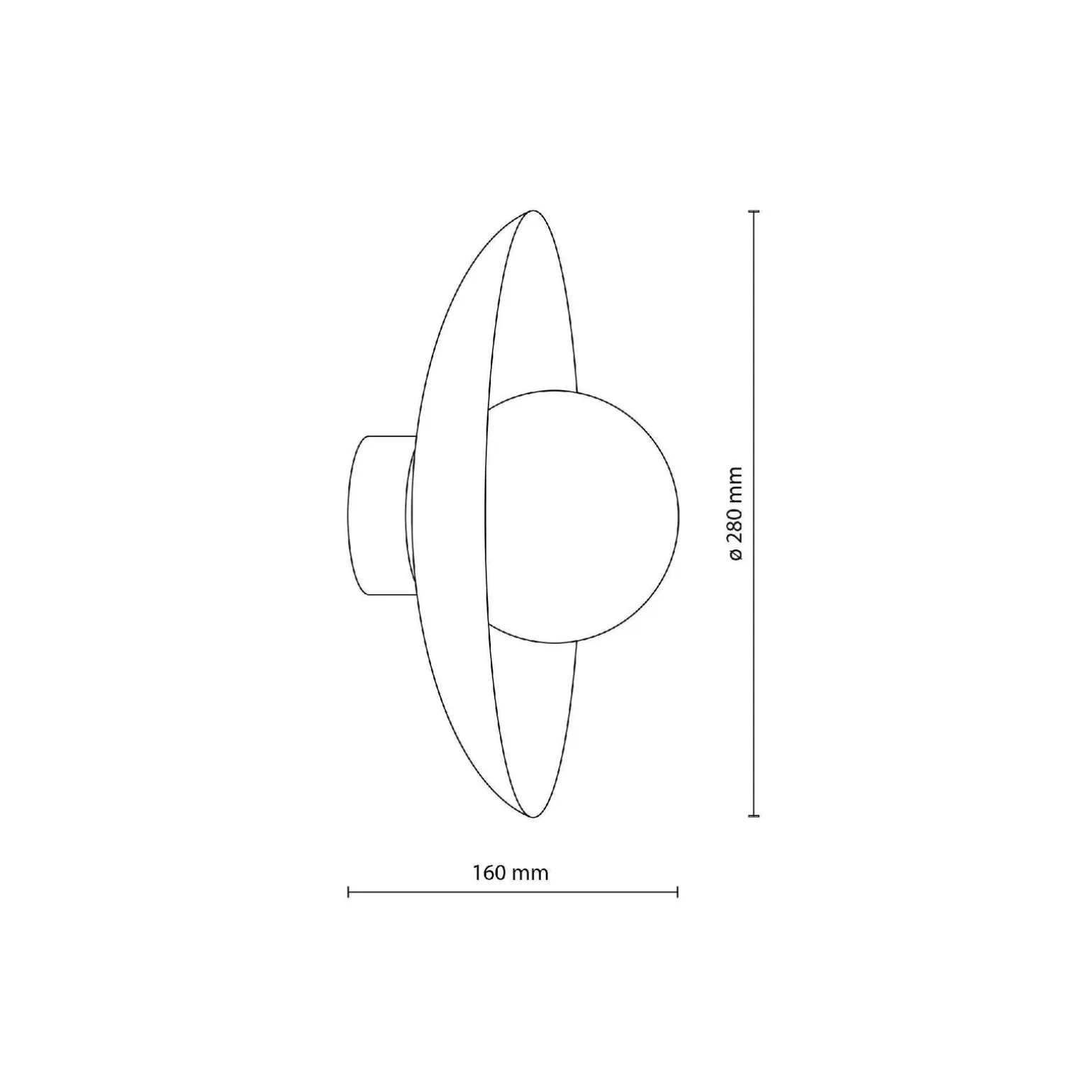 SLATE BLACK GLASS KINKIET 1XG9 (10934) - TK Lighting