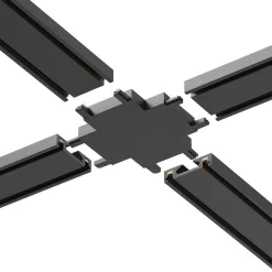 Slim Magnetic Track Czarny Łącznik Szyn + (ML2221) - Milagro