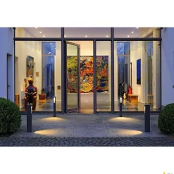 SLOTBOX 70, lampa podłogowa outdoor, LED, 3000K, IP44, kwadratowa, antracytowa, D/S/W 12/7/ 70, 4W (232145) - SLV