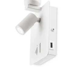 Stelaż / Kinkiet GEA Biały (GEA_MAP2_BIANCO) - Ideal Lux