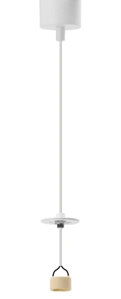 Stelaż lampy wiszącej LUCAS BASE 1R PENDANT GU10 Biały (AZ6157) - Azzardo