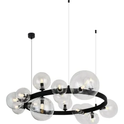 Stelaż okrągły do lampy BUBBLES LAMPBODY ROUND 15 Czarny (AZ5875) - Azzardo