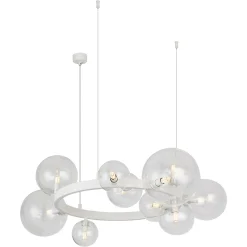 Stelaż okrągły do lampy BUBBLES LAMPBODY ROUND 10 Biały (AZ5870) - Azzardo