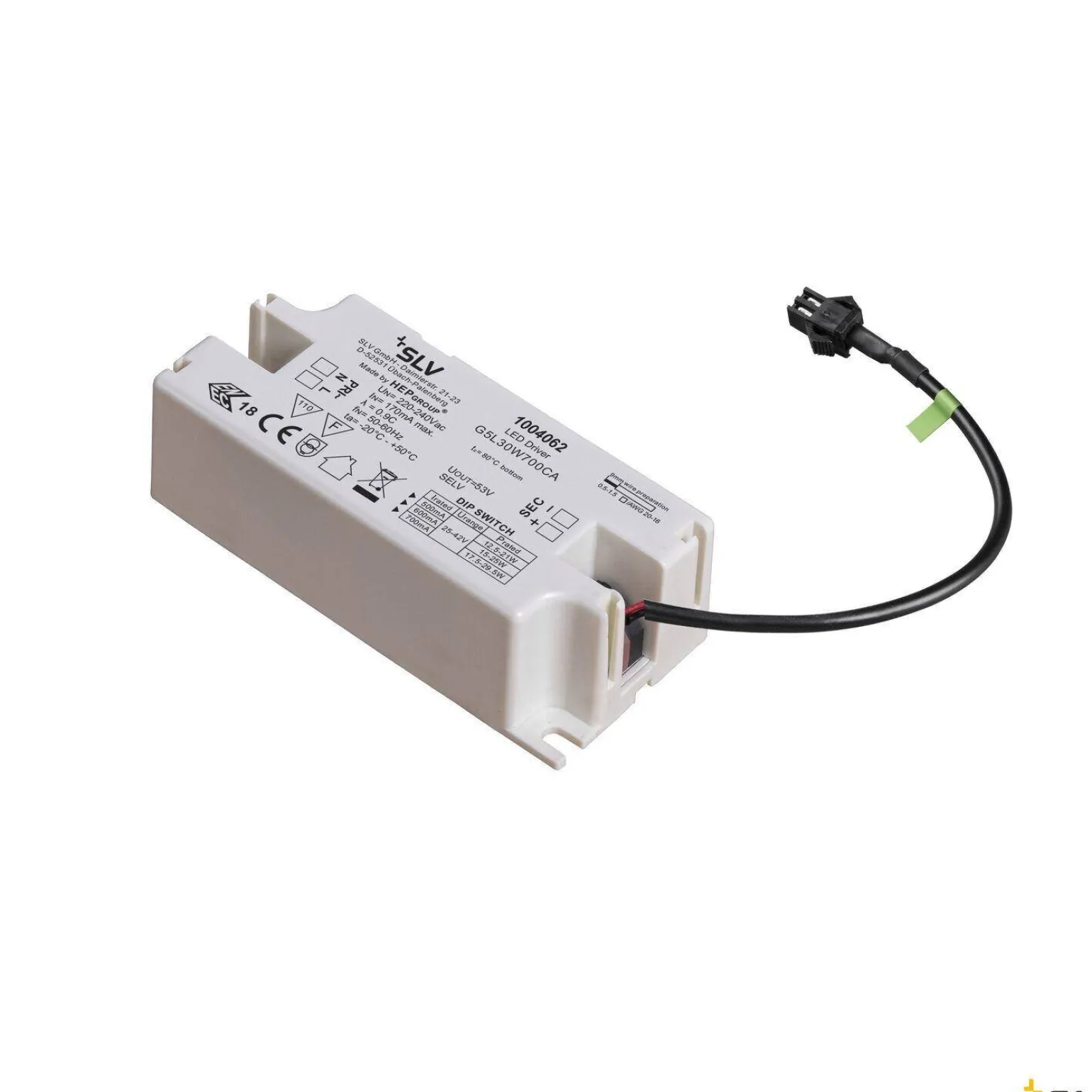 Sterownik LED, 21-29,5 W 500/600/700 mA (1004062) - SLV