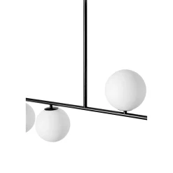 SUGURI A czarna lampa sufitowa w rozmiarze S z podwyższoną szczelnością IP44 (SGA122RS3) - Ummo