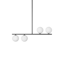SUGURI A czarna lampa sufitowa w rozmiarze XL z podwyższoną szczelnością IP44 (SGA122RS66) - Ummo