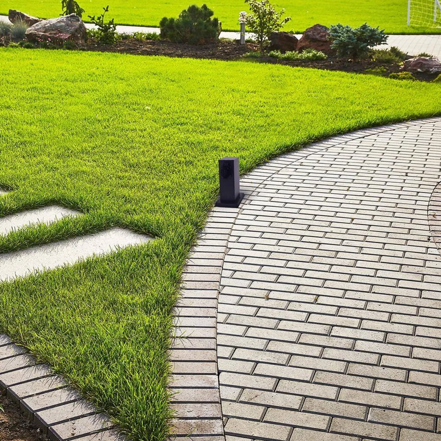 Słupek Ogrodowy do zasilania 20cm 2 Gniazda (EKO0431) - Eko-Light