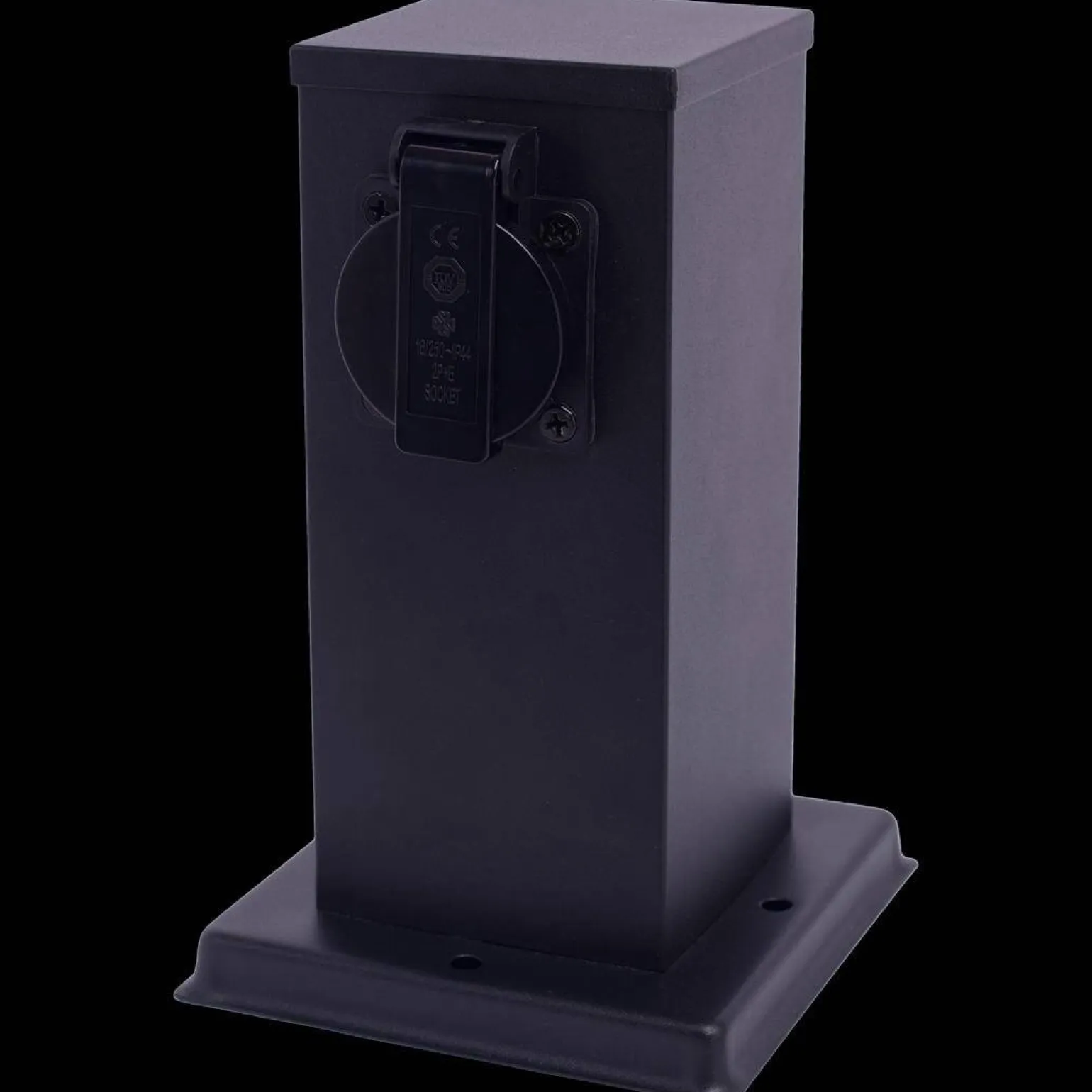 Słupek Ogrodowy do zasilania 20cm 2 Gniazda (EKO0431) - Eko-Light