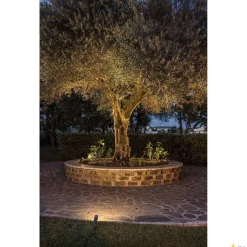 SYNA, lampa wbijana w grunt outdoor, LED, 3000K, IP55, antracytowa, 230V, 8,6W (227505) - SLV