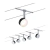 System linkowy ClearLED 5x4W Czarny/Chrom 12VDC tworzywo sztuczne (PL94457) - Paulmann