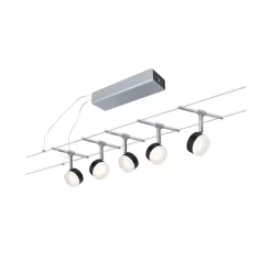 System linkowy ClearLED 5x4W Czarny/Chrom 12VDC tworzywo sztuczne (PL94457) - Paulmann