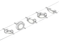 System linkowy RoundMac chrom matowy/Chrom max. 5x4,5W bez lampki DC (PL94414) - PAULMANN