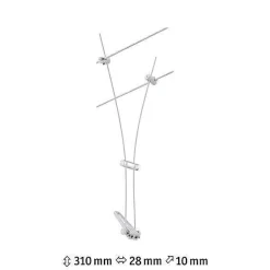 System linkowy Spot Comet max1x50W Biały mat GU5,3 12V metal (PL94488) - Paulmann