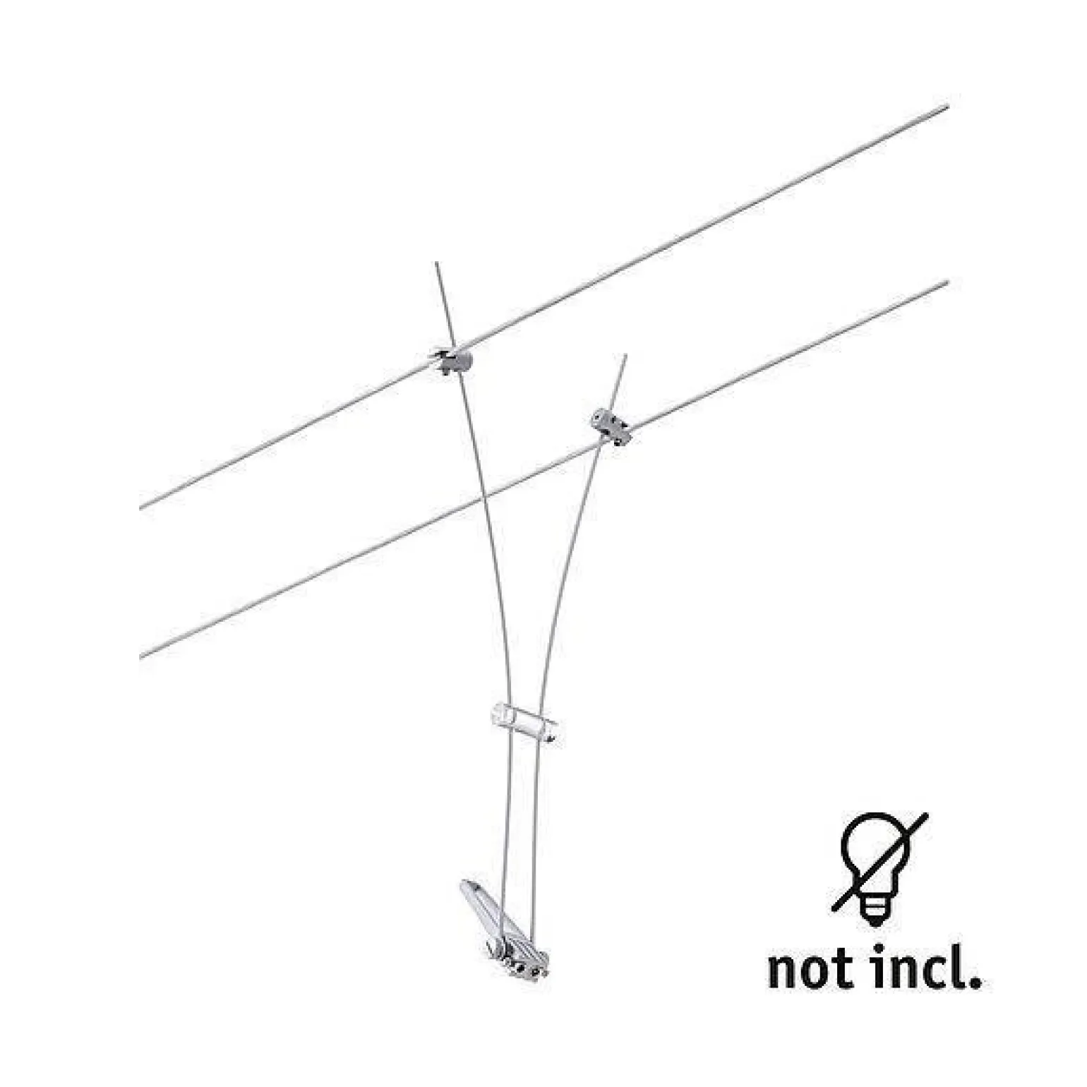 System linkowy Spot Comet max1x50W Chrom mat GU5,3 12V metal (PL94487) - Paulmann