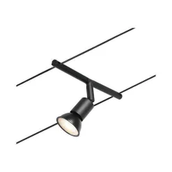 System linkowy spot Salt max1x10W GU5,3 Czarny mat/Chrom 12V DC 60VA twszt/metal (PL94447) - Paulmann