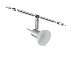 System linkowy Spotlight Sheela max. 1x10W GU5,3 Chrom Matowy/Opal 12V Metal/Szkło (PL94131) - PAULMANN
