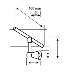System linkowy zestaw MacII max5x10W GU5,3 Czarny mat/Chrom 12V DC 60VA twszt/metal (PL94434) - Paulmann