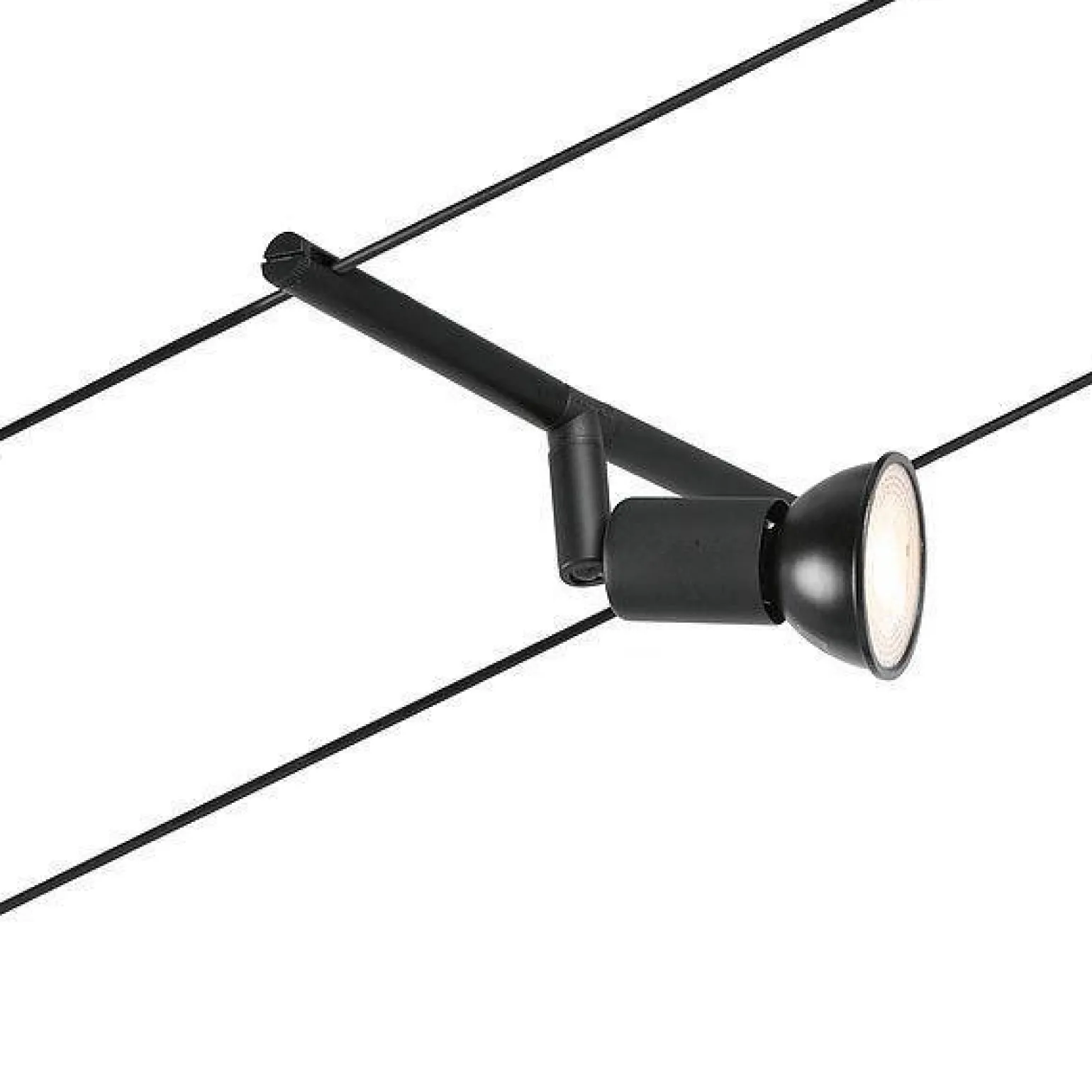 System linkowy zestaw Salt max5x10W GU5,3 Czarny mat/Chrom 12V DC 60VA twszt/metal (PL94446) - Paulmann