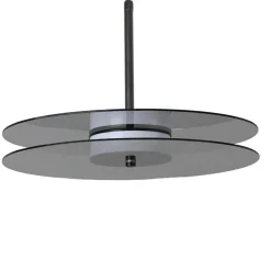 Szklana lampa wisząca duża Casy dymna LED CCT (LP-3176/1P L SM) - Light Prestige