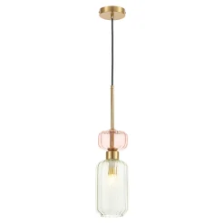 Szklana lampa wisząca MOLLY GREEN 1xE14 (ML1824) - Milagro