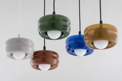 Szklana pojedyncza lampa wisząca TEVO (8816) - Argon