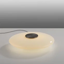 Szklana stołowa lampa z dotykowym ściemniaczem PURE VITRUM Brązowa (4080-34) - Paul Neuhaus