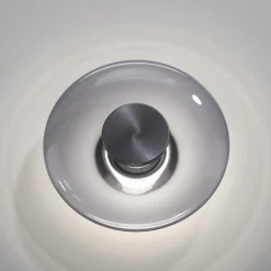 Szklany, ściemnialny kinkiet PURE VITRUM SZARY (6082-15) - Paul Neuhaus