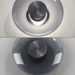 Szklany, ściemnialny kinkiet PURE VITRUM SZARY (6082-15) - Paul Neuhaus