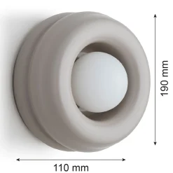 Szklany kinkiet TEVO (8809) - Argon